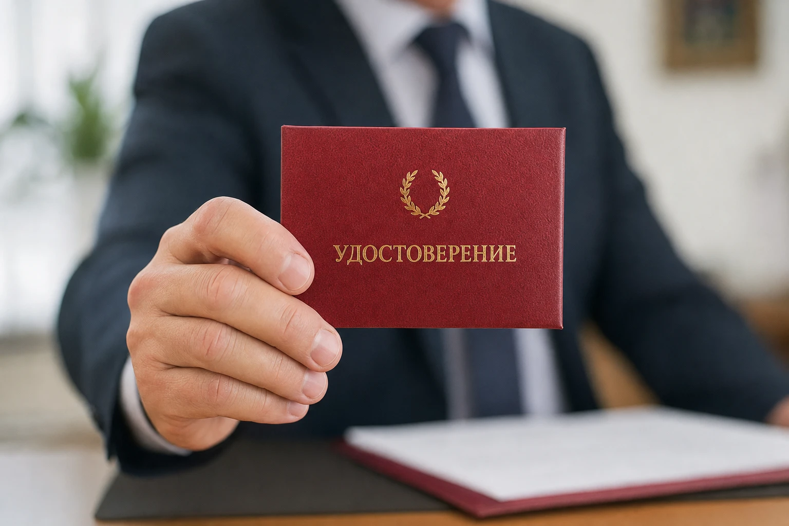 Удостоверение ветерана боевых действий
